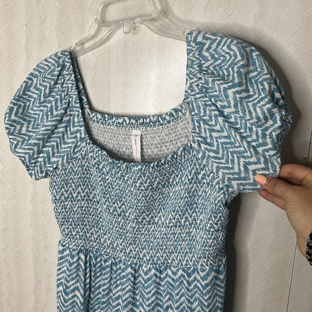 🆕 ANTHROPOLGIE Daily Practice tiered maxi dress size XS - Picture 7 of 9